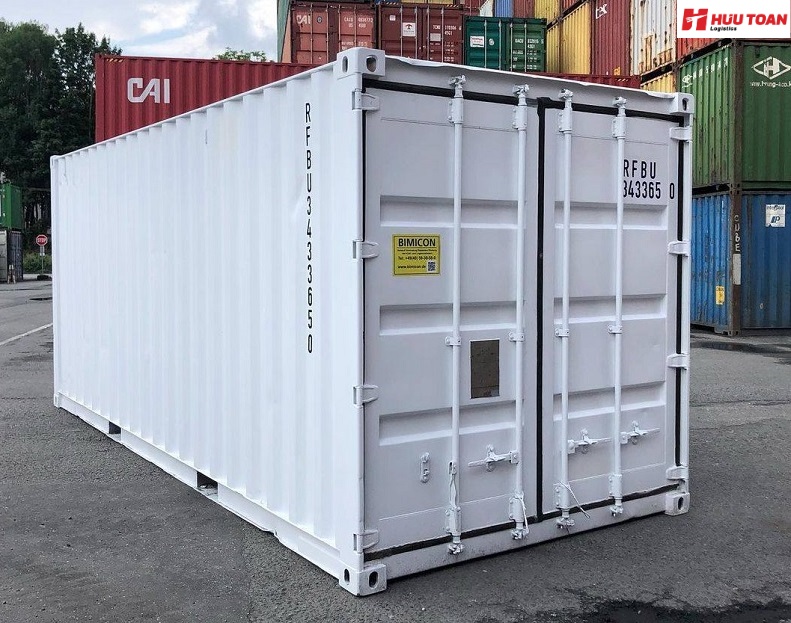 Kích thước xe container 20 feet phổ biến hiện nay