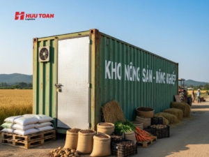 Vai trò thực tế của việc thuê container làm kho trong bảo quản và lưu trữ nông sản hiệu quả