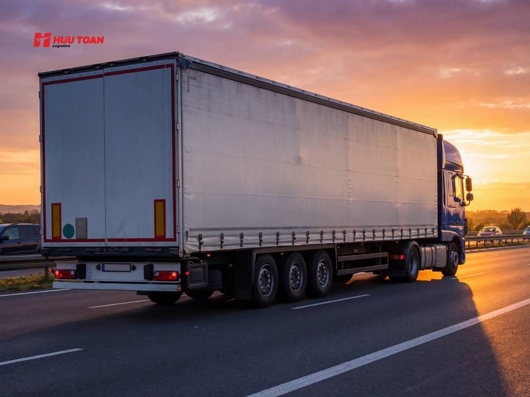 Xe container dài bao nhiêu mét và những vấn đề phát sinh khi kho không phù hợp Chiều dài xe container