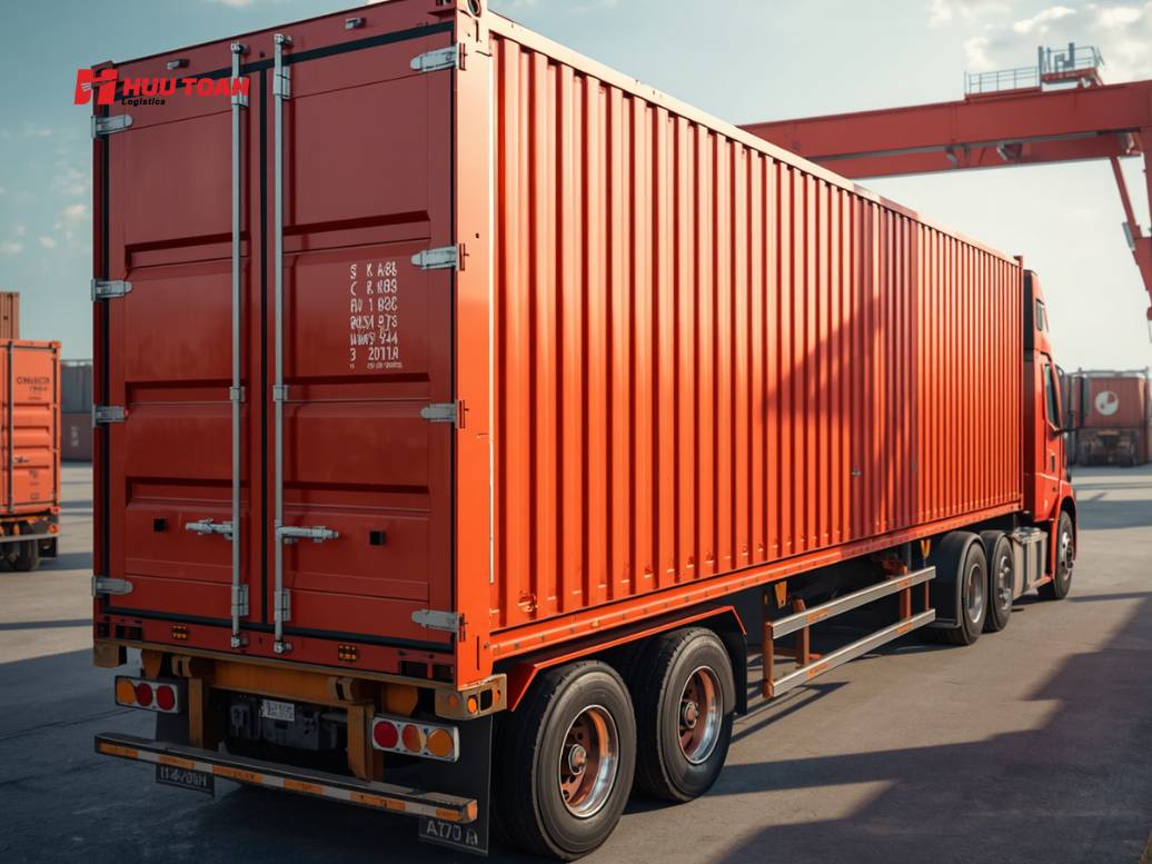 Kích thước xe đầu kéo container 40 feet và tiêu chuẩn đường nội bộ trong kho logistics Kích thước xe đầu kéo container 40 feet và tiêu chuẩn đường nội bộ trong kho logistics