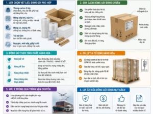 Quy cách đóng gói hàng hóa xuất khẩu cần biết để hạn chế hư hỏng