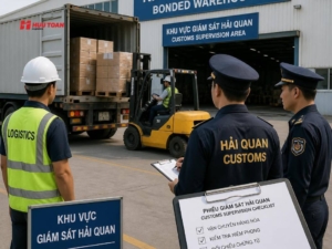 Các bước thực hiện thủ tục đưa hàng vào kho ngoại quan từ khi khai báo hải quan đến khi kho xác nhận tiếp nhận hàng