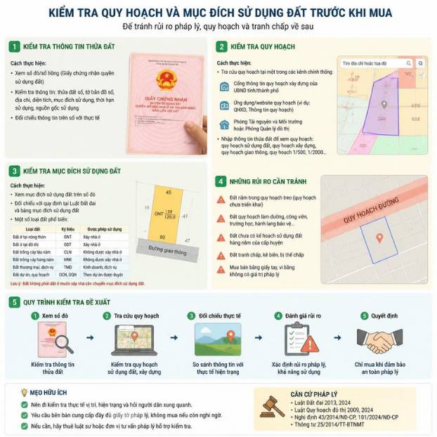Mua bán nhà xưởng Bình Dương: Điều kiện, hồ sơ và quy trình sang tên Kiểm tra quy hoạch và mục đích sử dụng đất trước khi mua nhà xưởng Bình Dương để đánh giá khả năng khai thác lâu dài